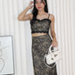 Teagan Lace Two Piece Set (Black)