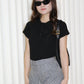 Connie Cotton Button Top (Grey)
