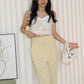 Willow Floral Crop Top (White)