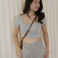 Raven Stripes A-Line Shorts (Cream)