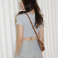 Raven Stripes A-Line Shorts (Cream)