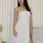 Anja Tube Maxi Dress (White)