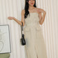 Maeve Cargo Tube Dress (Cream)