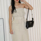 Maeve Cargo Tube Dress (Cream)