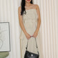 Maeve Cargo Tube Dress (Cream)