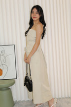 Maeve Cargo Tube Dress (Cream)