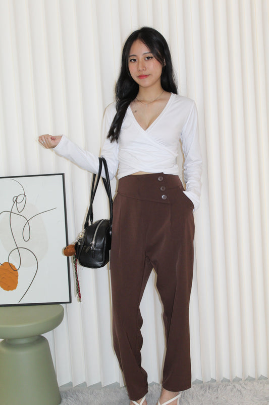 Bennie Suit Pants (Brown)