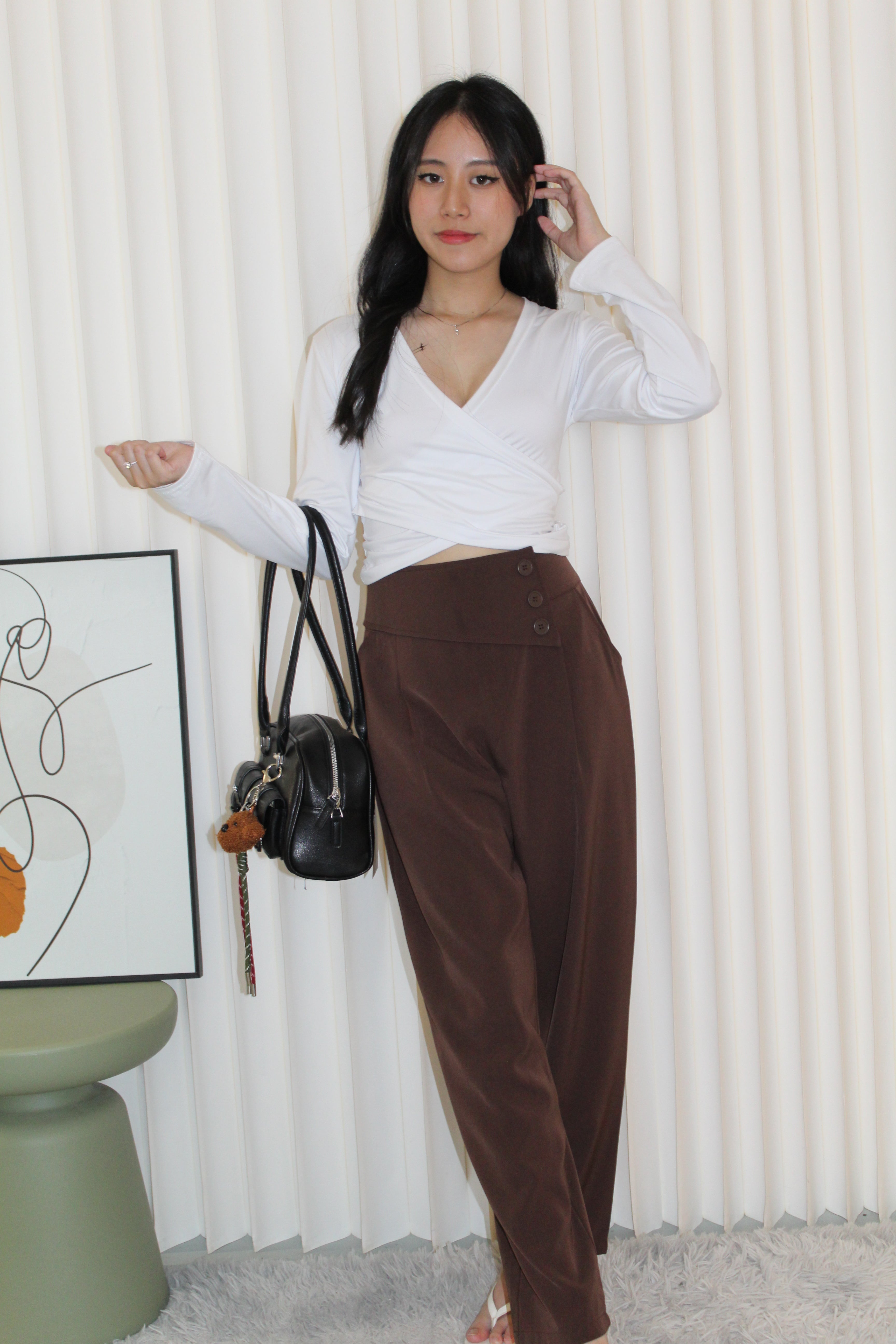 Bennie Suit Pants (Brown)