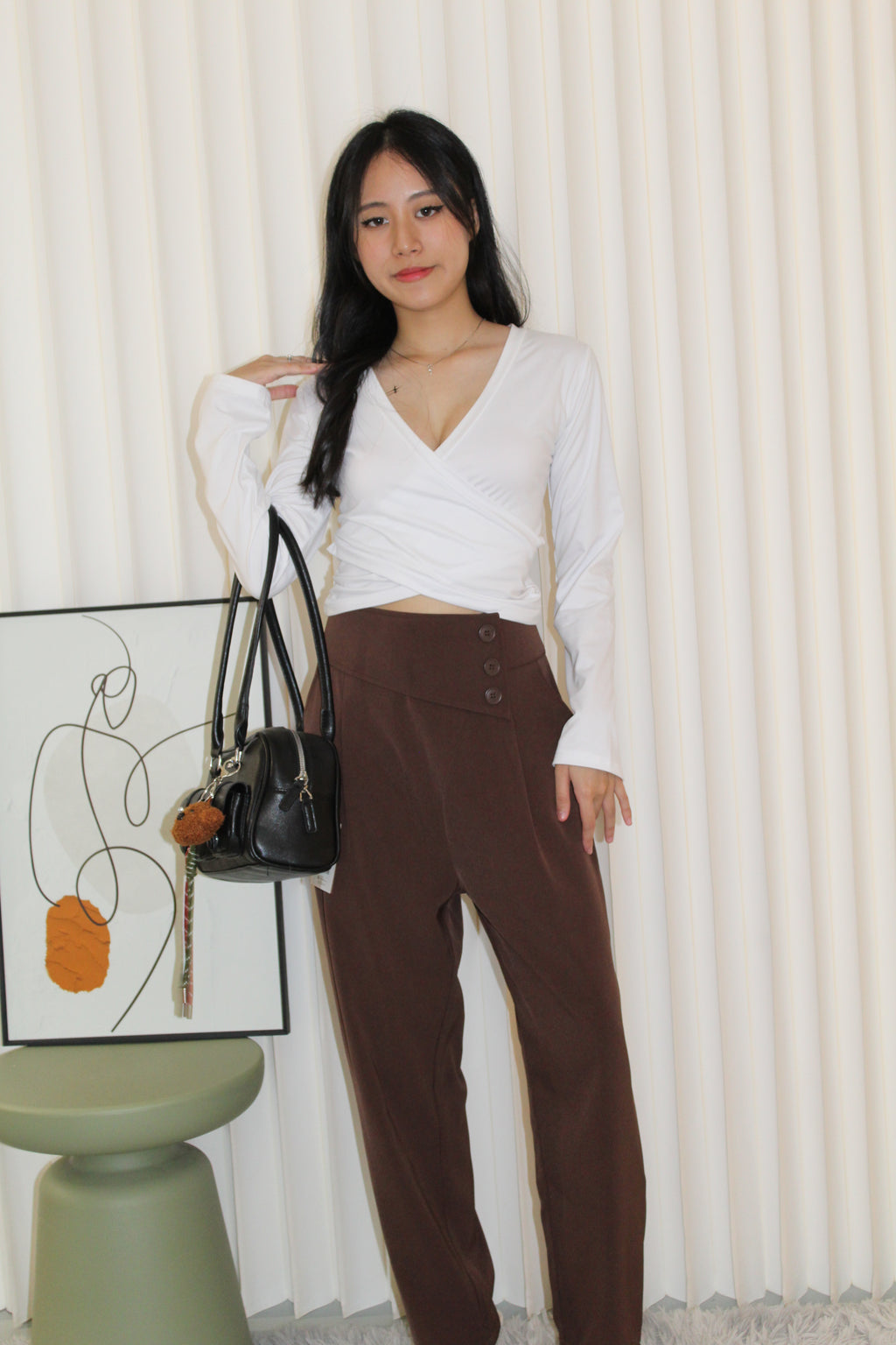 Bennie Suit Pants (Brown)