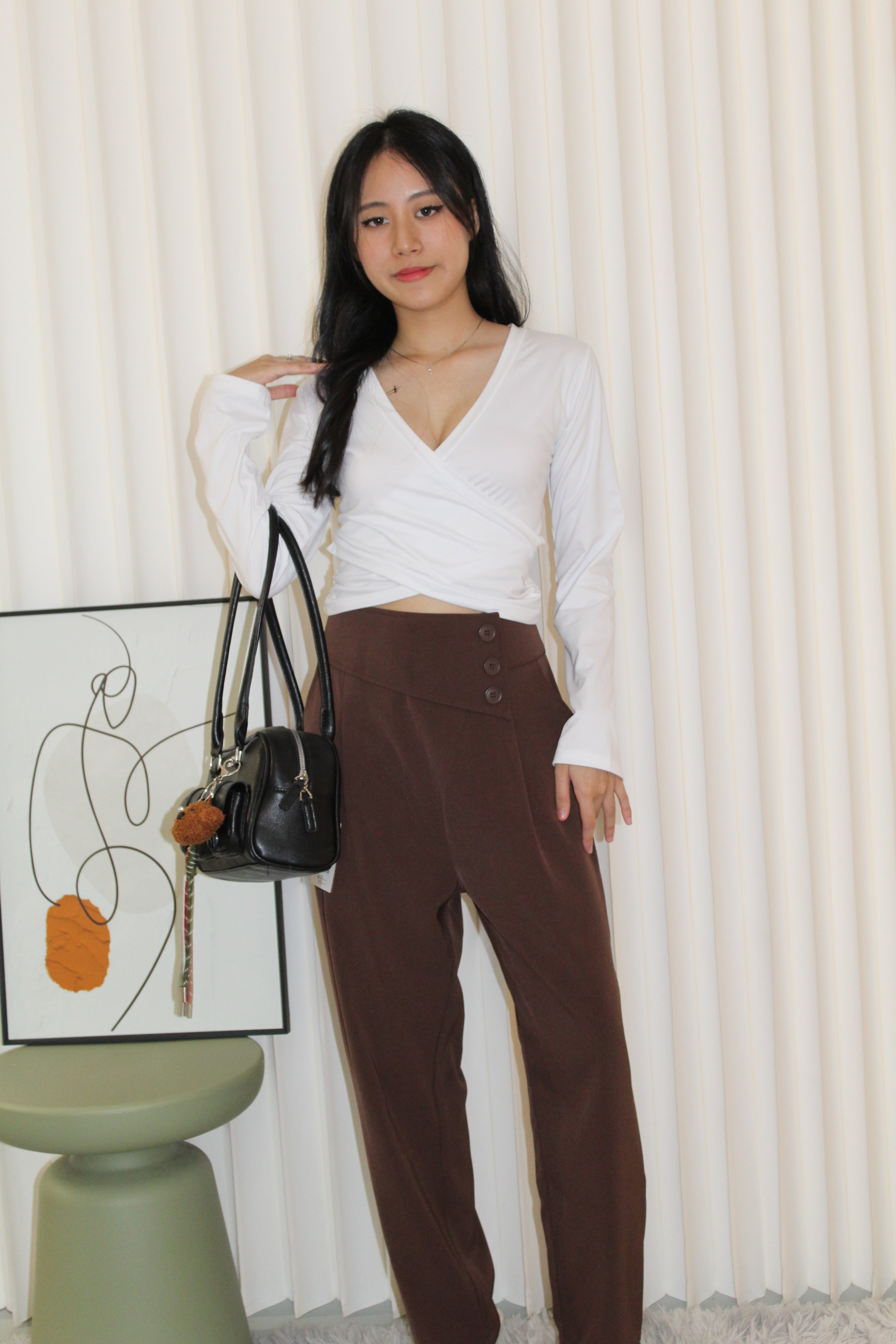 Bennie Suit Pants (Brown)