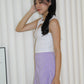 Lilian High Waisted Shorts (Lilac)