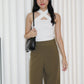 Olivia Straight Pants (Khaki)