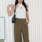 Raelynn Knit Cross Top (White)
