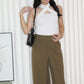 Olivia Straight Pants (Khaki)