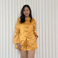 Tang Cheongsam Satin Shorts (Yellow)