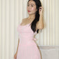 Regina Layered Midaxi Dress (Pink)