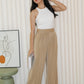 Shanti Pleated Long Pants (Brown)