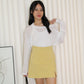 Finley Mini A-Line Skort (Yellow)