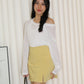 Finley Mini A-Line Skort (Yellow)