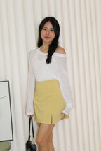 Finley Mini A-Line Skort (Yellow)