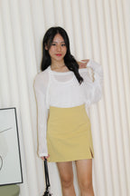Finley Mini A-Line Skort (Yellow)