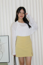 Finley Mini A-Line Skort (Yellow)