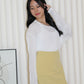 Finley Mini A-Line Skort (Yellow)