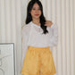 Tang Satin Shorts (Yellow)