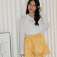 Tang Satin Shorts (Yellow)