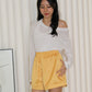 Tang Satin Shorts (Yellow)