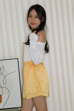 Tang Satin Shorts (Yellow)