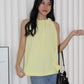 Gigi Braid Halter Top (Yellow)