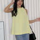 Gigi Braid Halter Top (Yellow)