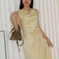Wanetta Satin Top (Yellow)