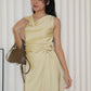 Wanetta Satin Top (Yellow)
