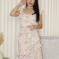 Alice Floral Midi Dress (Cream)