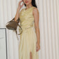 Wanetta Satin Top (Yellow)