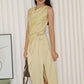 Wanetta Satin Top (Yellow)
