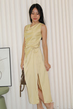 Wanetta Satin Skirt (Yellow)