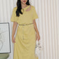 Sienna Maxi Dress (Yellow)