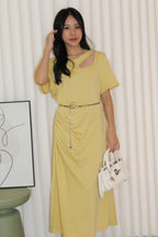 Sienna Maxi Dress (Yellow)