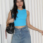Remy Cut In Top (Blue)