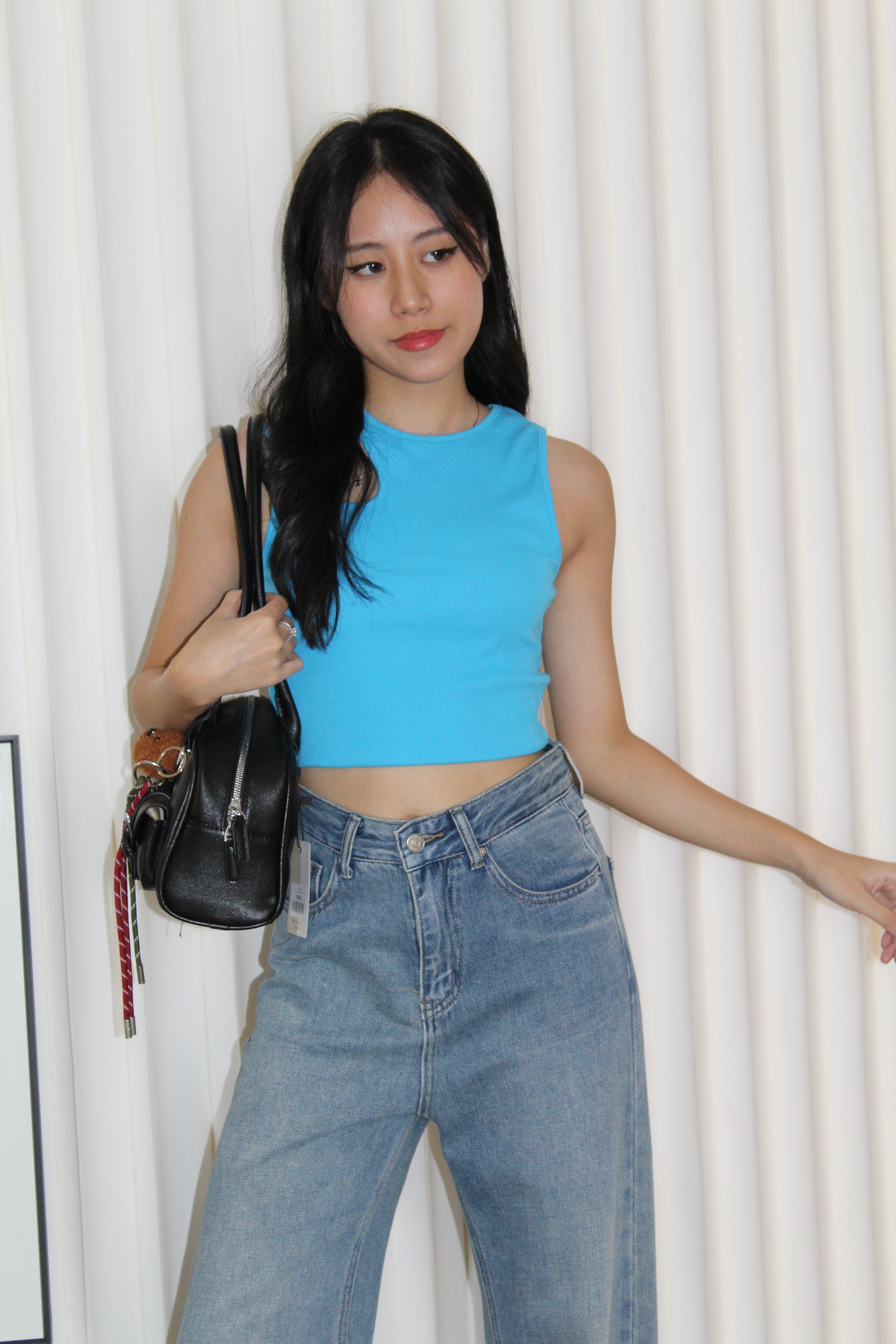 Remy Cut In Top (Blue)