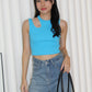 Remy Cut In Top (Blue)