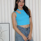Remy Cut In Top (Blue)