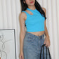 Remy Cut In Top (Blue)