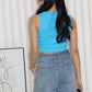 Remy Cut In Top (Blue)