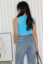 Remy Cut In Top (Blue)