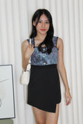 Lamer Printed Romper (Black)