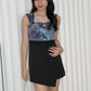 Lamer Printed Romper (Black)